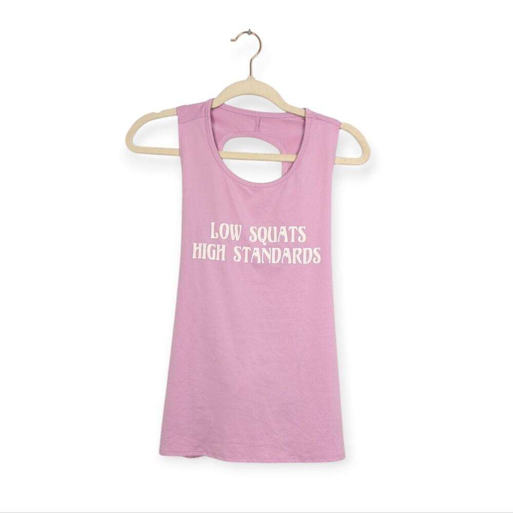 Wildfox Pastel Lilac Low Squats High Standards Athletic Kira Tank Size L